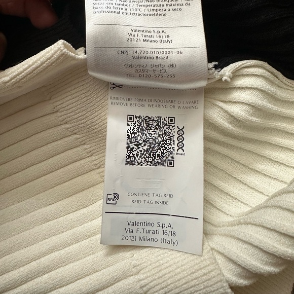 Valentino Ribbed Moon Inlay Sweater - Picture 5 of 5